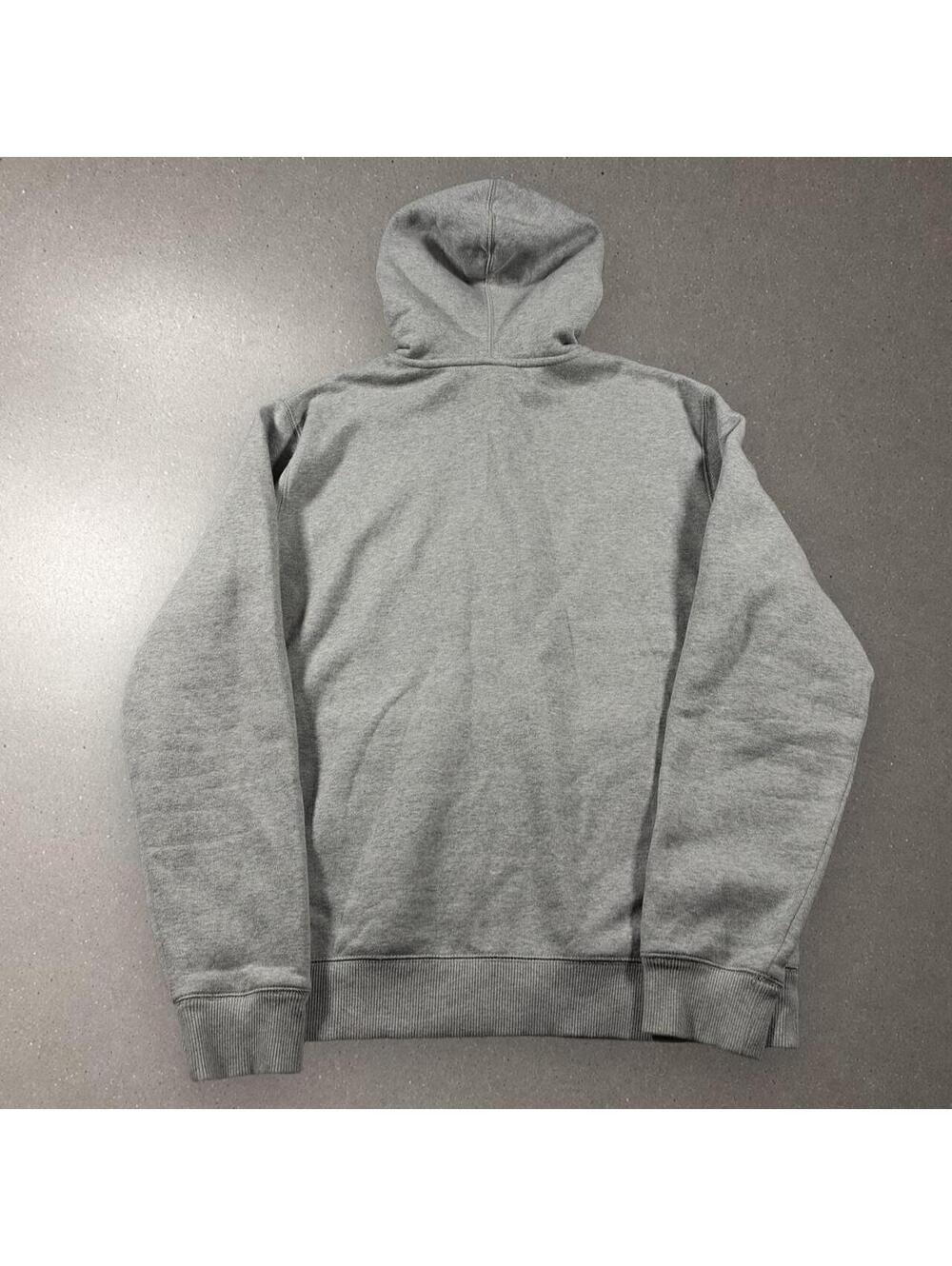 y2k nike center swoosh gray and red spellout hoodie - men's large! - Picture 3 of 6